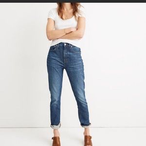 Madewell High Rise Slim Boyjean